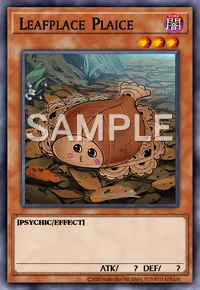 Leafplace Plaice, Yu-Gi-Oh! card, DARK