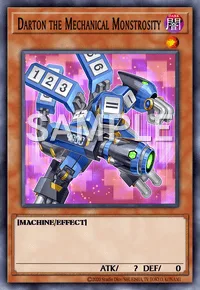 Darton the Mechanical Monstrosity, Yu-Gi-Oh! card, DARK