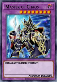 Master of Chaos, Yu-Gi-Oh! card, DARK