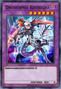 Dinomorphia Kentregina, Yu-Gi-Oh! card, DARK