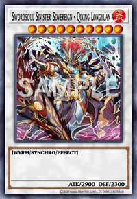 Swordsoul Sinister Sovereign - Qixing Longyuan, Yu-Gi-Oh! card, FIRE