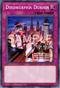 Dinomorphia Domain, Yu-Gi-Oh! card, TRAP