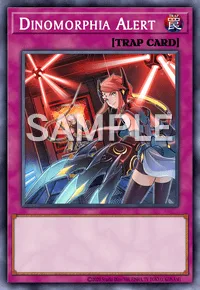 Dinomorphia Alert, Yu-Gi-Oh! card, TRAP