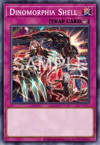 Dinomorphia Shell, Yu-Gi-Oh! card, TRAP