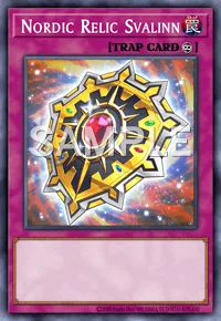 Nordic Relic Svalinn, Yu-Gi-Oh! card, TRAP