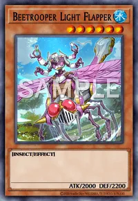 Beetrooper Light Flapper, Yu-Gi-Oh! card, WATER