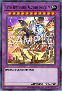 Ultra Beetrooper Absolute Hercules, Yu-Gi-Oh! card, EARTH