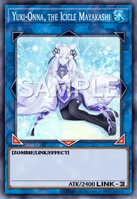Yuki-Onna, the Icicle Mayakashi, Yu-Gi-Oh! card, WATER
