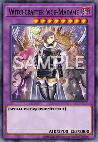 Witchcrafter Vice-Madame, Yu-Gi-Oh! card, DARK