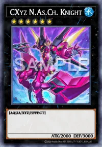 CXyz N.As.Ch. Knight, Yu-Gi-Oh! card, WATER