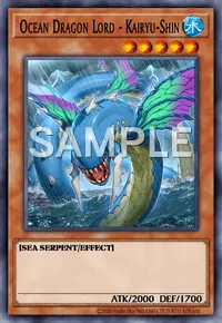 Ocean Dragon Lord - Kairyu-Shin, Yu-Gi-Oh! card, WATER