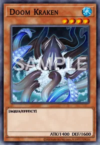 Doom Kraken, Yu-Gi-Oh! card, WATER