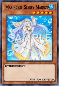 Marincess Sleepy Maiden, Yu-Gi-Oh! card, WATER