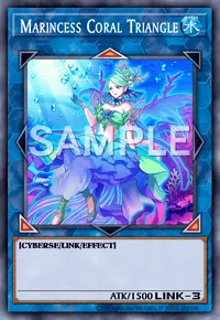 Marincess Coral Triangle, Yu-Gi-Oh! card, WATER