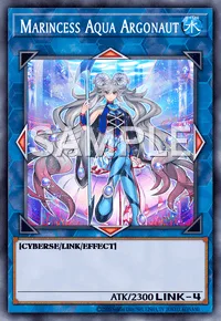 Marincess Aqua Argonaut, Yu-Gi-Oh! card, WATER