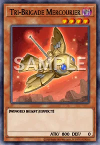 Tri-Brigade Mercourier, Yu-Gi-Oh! card, DARK