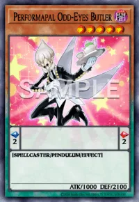 Performapal Odd-Eyes Butler, Yu-Gi-Oh! card, DARK