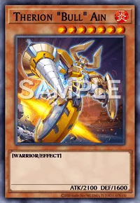 Therion "Bull" Ain, Yu-Gi-Oh! card, FIRE
