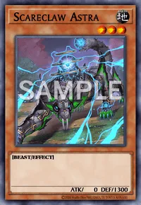 Scareclaw Astra, Yu-Gi-Oh! card, EARTH