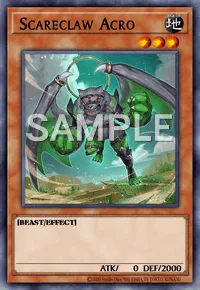 Scareclaw Acro, Yu-Gi-Oh! card, EARTH
