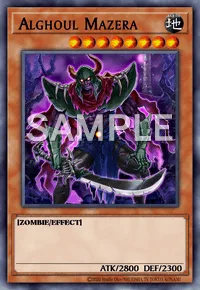 Alghoul Mazera, Yu-Gi-Oh! card, EARTH