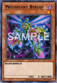 Predaplant Byblisp, Yu-Gi-Oh! card, DARK