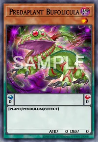 Predaplant Bufolicula, Yu-Gi-Oh! card, DARK