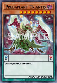 Predaplant Triantis, Yu-Gi-Oh! card, DARK