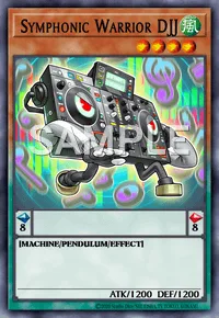 Symphonic Warrior DJJ, Yu-Gi-Oh! card, WIND