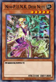Noh-P.U.N.K. Deer Note, Yu-Gi-Oh! card, EARTH