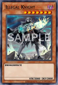 Illegal Knight, Yu-Gi-Oh! card, DARK
