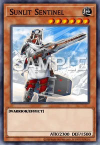 Sunlit Sentinel, Yu-Gi-Oh! card, EARTH