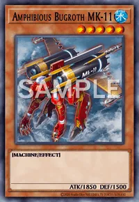 Amphibious Bugroth MK-11, Yu-Gi-Oh! card, WATER