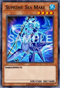 Supreme Sea Mare, Yu-Gi-Oh! card, WATER