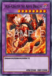 Alba-Lenatus the Abyss Dragon, Yu-Gi-Oh! card, DARK