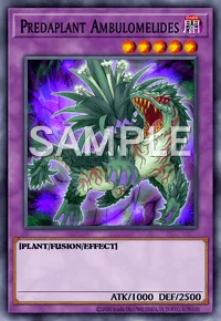Predaplant Ambulomelides, Yu-Gi-Oh! card, DARK
