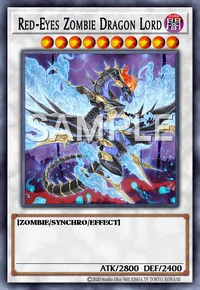 Red-Eyes Zombie Dragon Lord, Yu-Gi-Oh! card, DARK