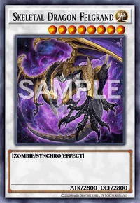 Skeletal Dragon Felgrand, Yu-Gi-Oh! card, LIGHT