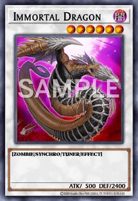 Immortal Dragon, Yu-Gi-Oh! card, DARK