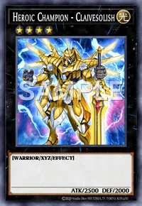 Heroic Champion - Claivesolish, Yu-Gi-Oh! card, LIGHT