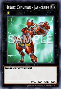 Heroic Champion - Jarngreipr, Yu-Gi-Oh! card, EARTH