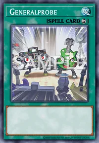 Generalprobe, Yu-Gi-Oh! card, SPELL
