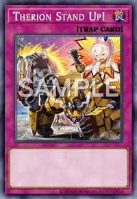 Therion Stand Up!, Yu-Gi-Oh! card, TRAP