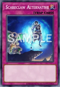 Scareclaw Alternative, Yu-Gi-Oh! card, TRAP
