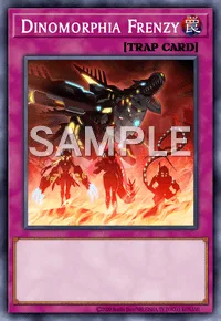 Dinomorphia Frenzy, Yu-Gi-Oh! card, TRAP