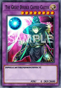 The Great Double Casted Caster, Yu-Gi-Oh! card, LIGHT