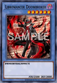Libromancer Doombroker, Yu-Gi-Oh! card, DARK