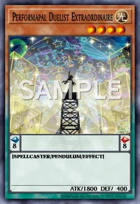 Performapal Duelist Extraordinaire, Yu-Gi-Oh! card, LIGHT