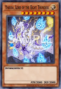 Yakusa, Lord of the Eight Thunders, Yu-Gi-Oh! card, LIGHT