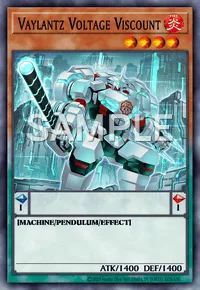 Vaylantz Voltage Viscount, Yu-Gi-Oh! card, FIRE
